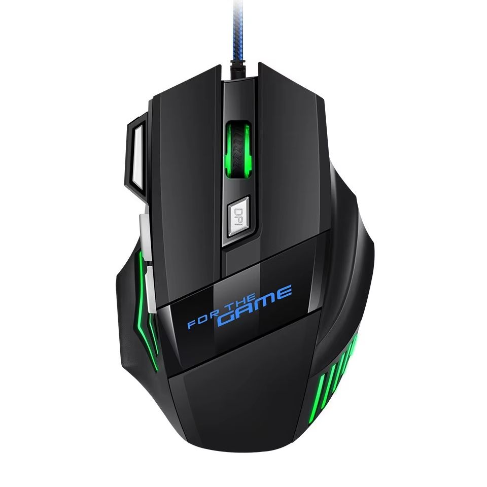 Gaming Keyboard Mouse And Headset Combo - RGB Backlit Wired Gaming Mouse 7-Buttons