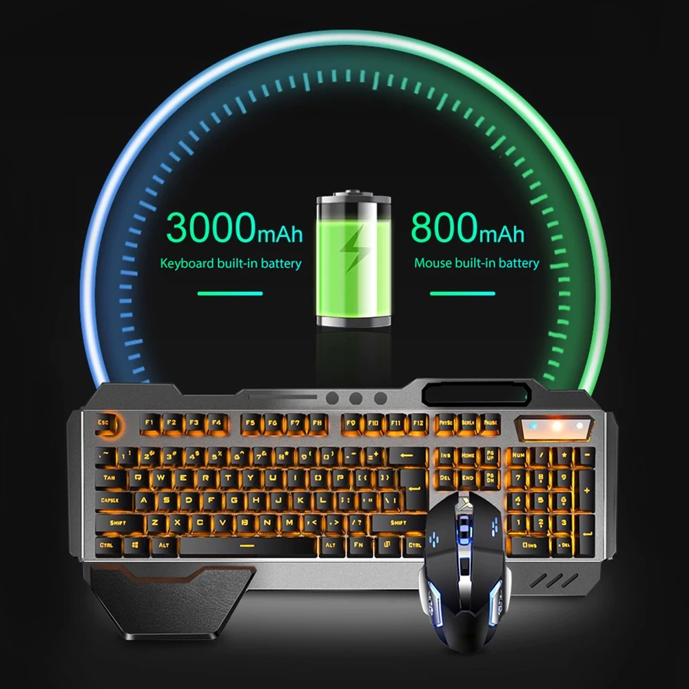 K680 Rechargeable 2.4G wireles - огляд і ціна Gaming Keyboard Mouse And Headset Combo