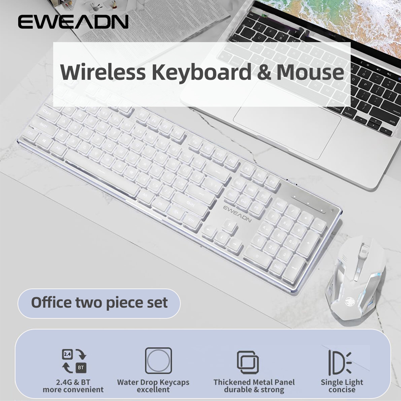 EWEADN V3 wireless Silent Offi - огляд і ціна Gaming Keyboard Mouse And Headset Combo