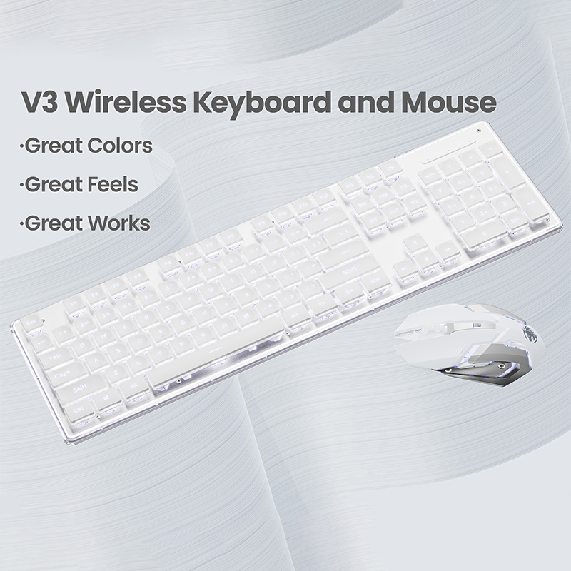 EWEADN V3 wireless Silent Offi - огляд і ціна Gaming Keyboard Mouse And Headset Combo