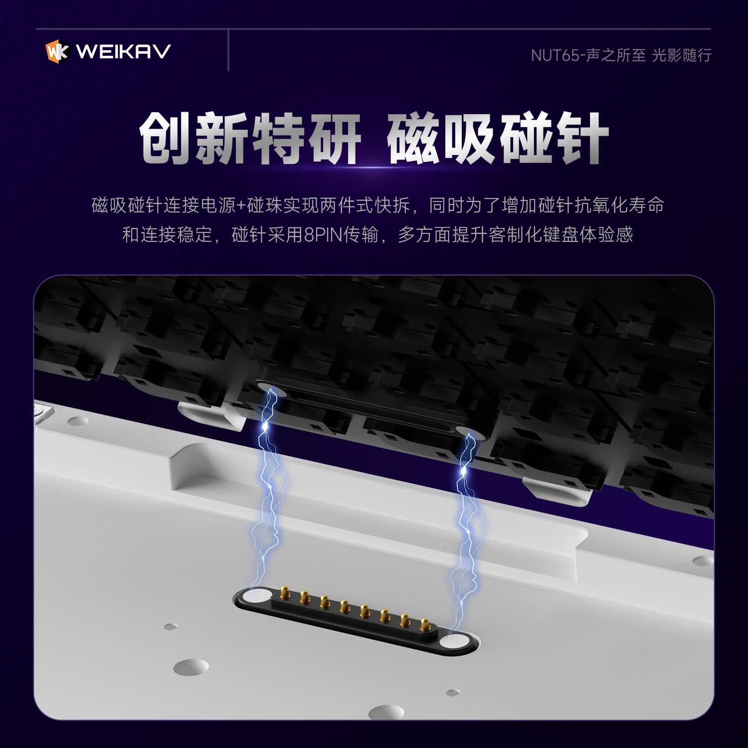New Weikav Nut65 Aluminum Mech - огляд і ціна Gaming Keyboard He