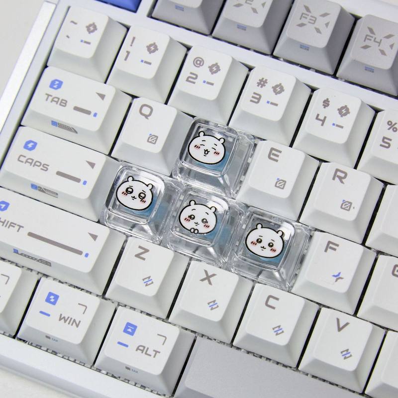 Chiikawa 4 Pcs Handmade Transp - огляд і ціна Gaming Keyboard He