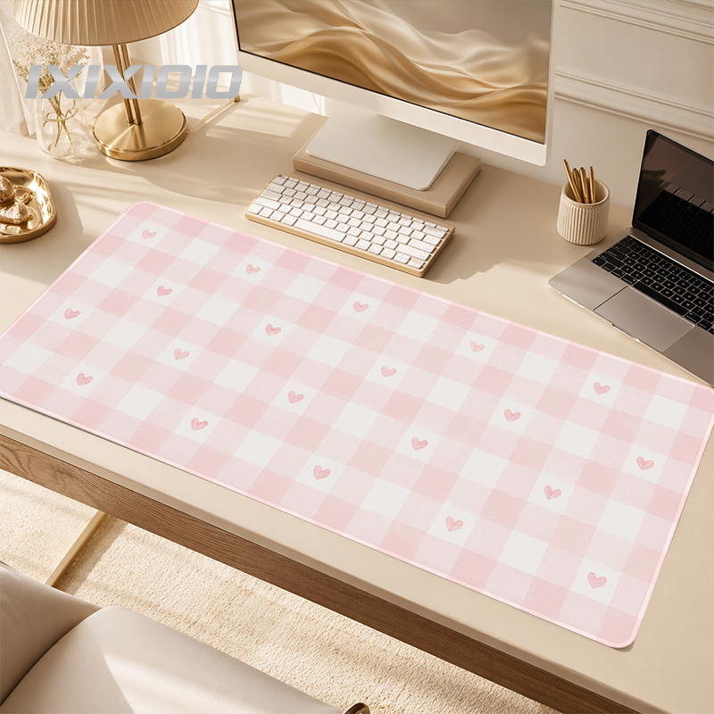 Pink Plaid Mouse Pad Gamer XL  - огляд і ціна Keyboard Mouse Bundle Gaming