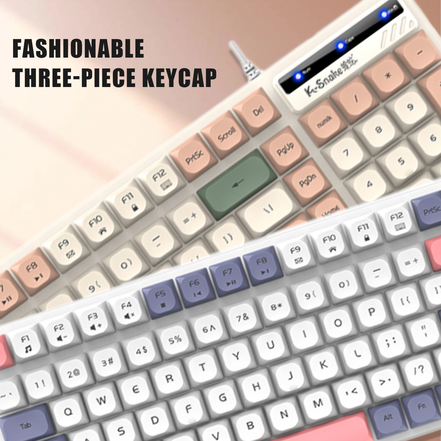 K-Snake KM100 Wired Fashion Ke - огляд і ціна Gaming Keyboard Mouse And Headset Combo