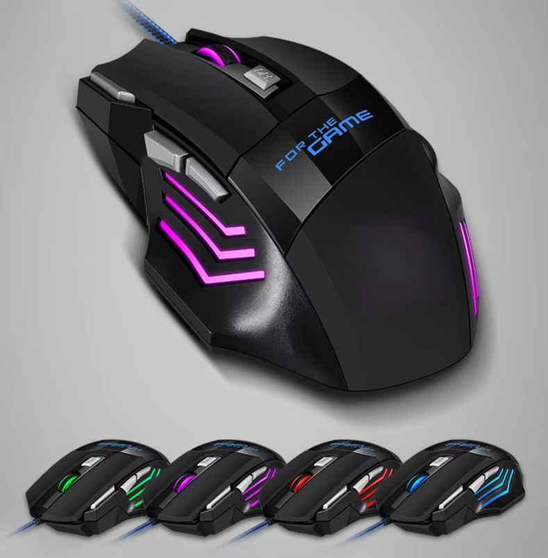 RGB Backlit Wired Gaming Mouse - огляд і ціна Gaming Keyboard Mouse And Headset Combo