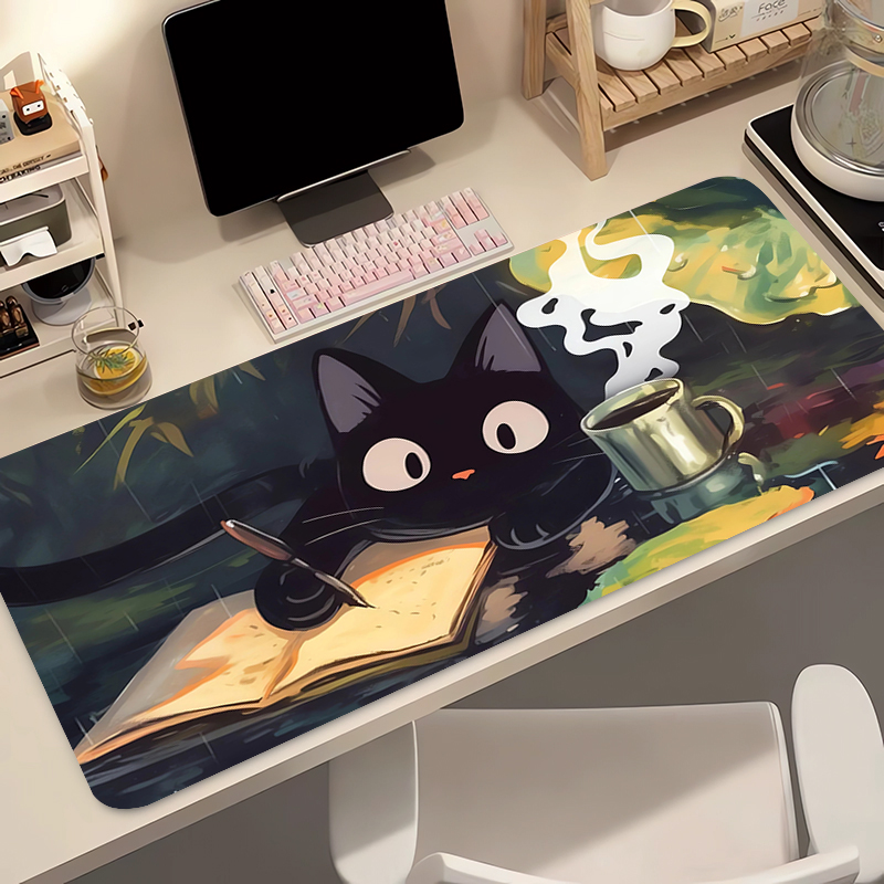 Kawaii Black Cat Silicone Soft - огляд і ціна Gaming Keyboard Tactile