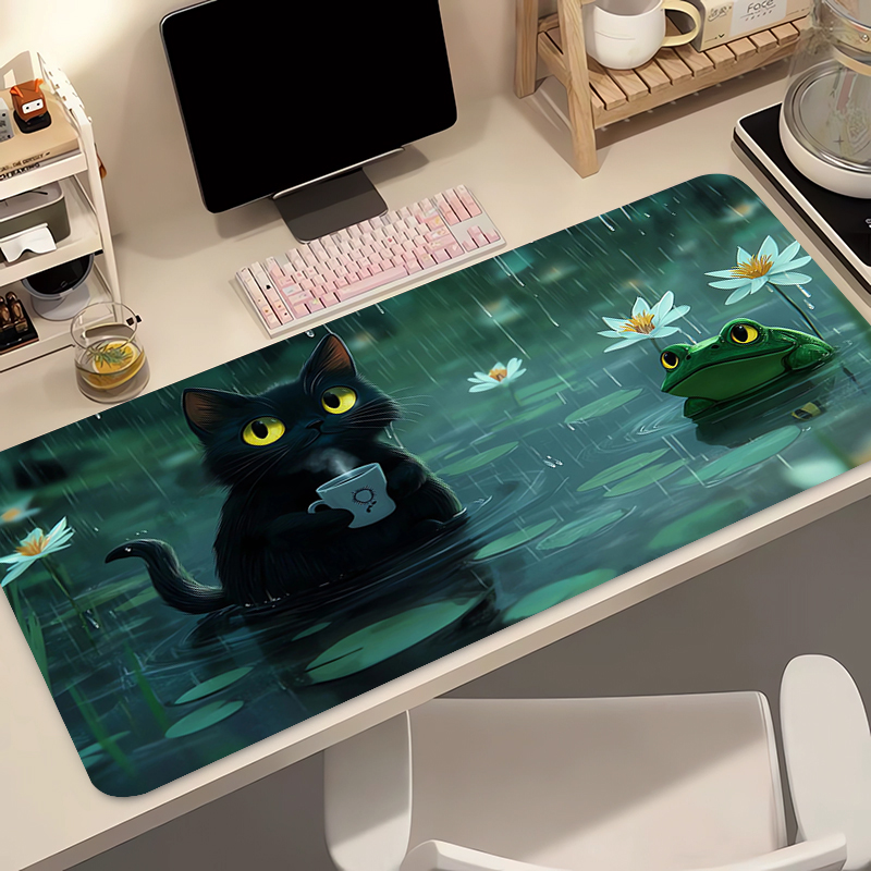 Kawaii Black Cat Silicone Soft - огляд і ціна Gaming Keyboard Tactile