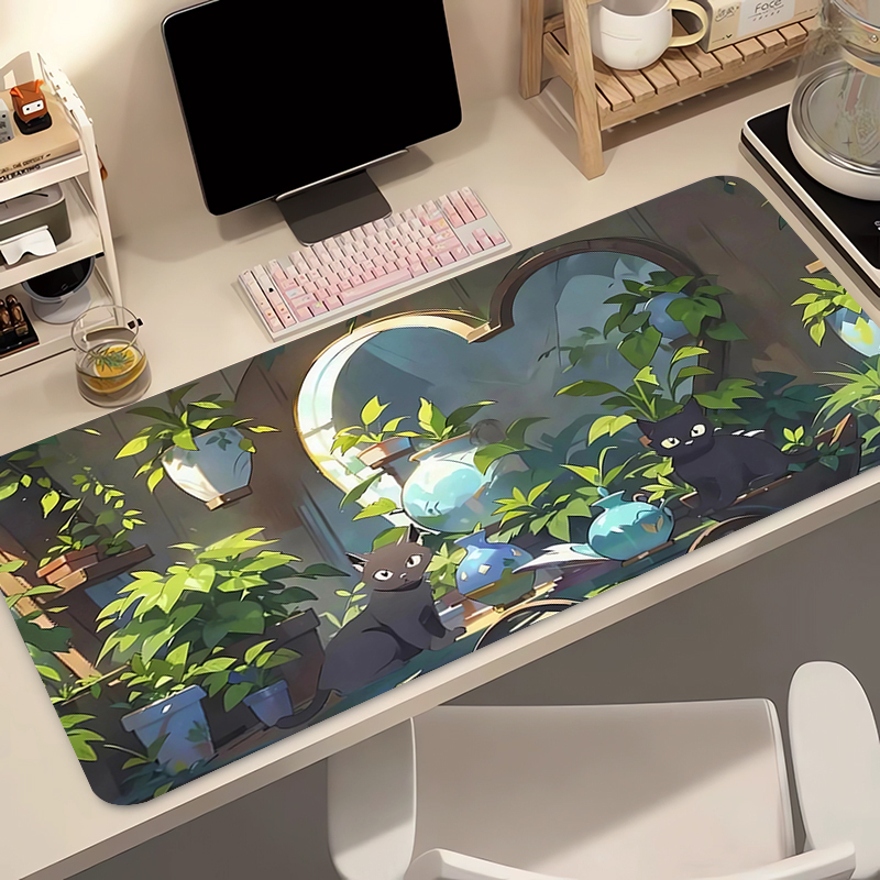 Kawaii Black Cat Silicone Soft - огляд і ціна Gaming Keyboard Tactile