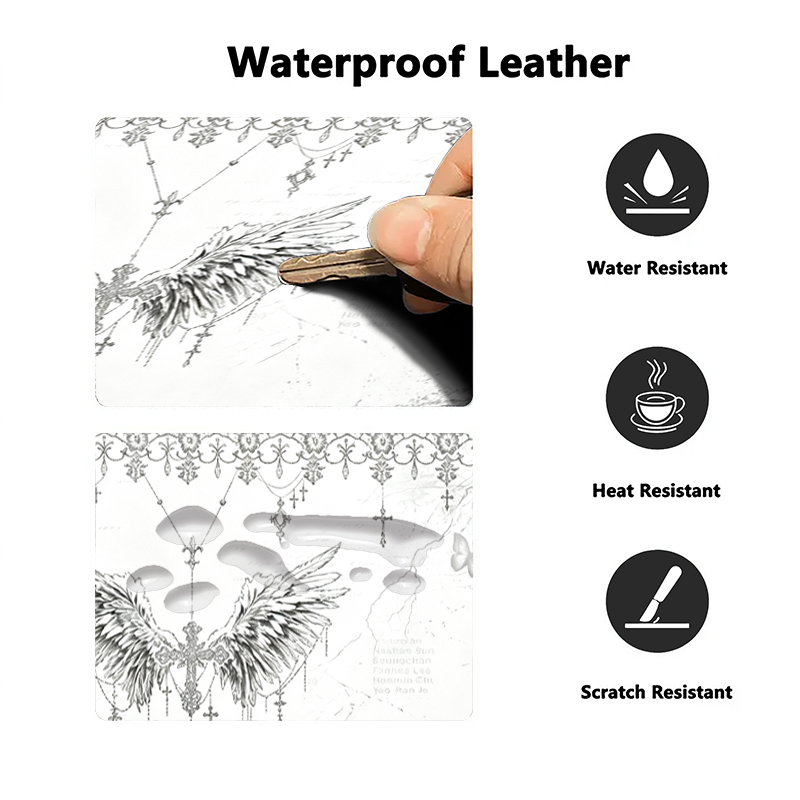 Leather Mousepad Black White A - огляд і ціна Gaming Keyboard Tactile