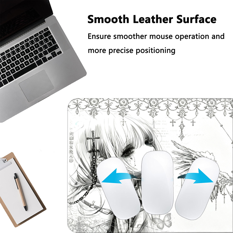 Leather Mousepad Black White A - огляд і ціна Gaming Keyboard Tactile